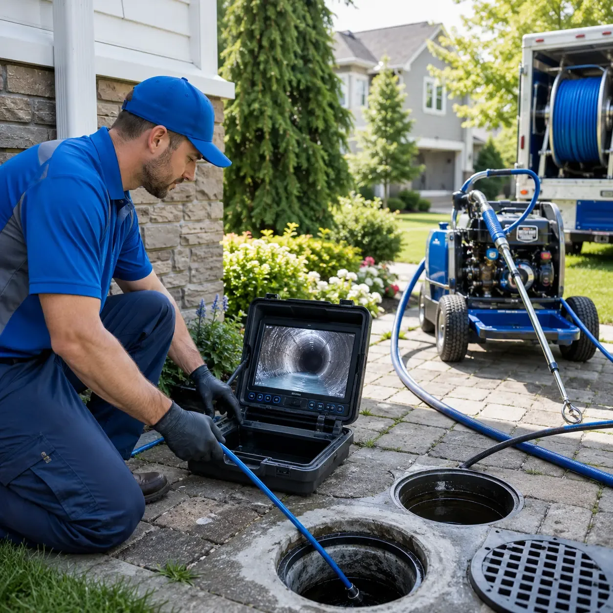 Outdoor drain cleaning professionals serving Burlington, WI